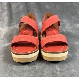 Söfft Coral Nubuck Leather Platform Sandals Lug Sole Comfort Size 7.5 M NEW